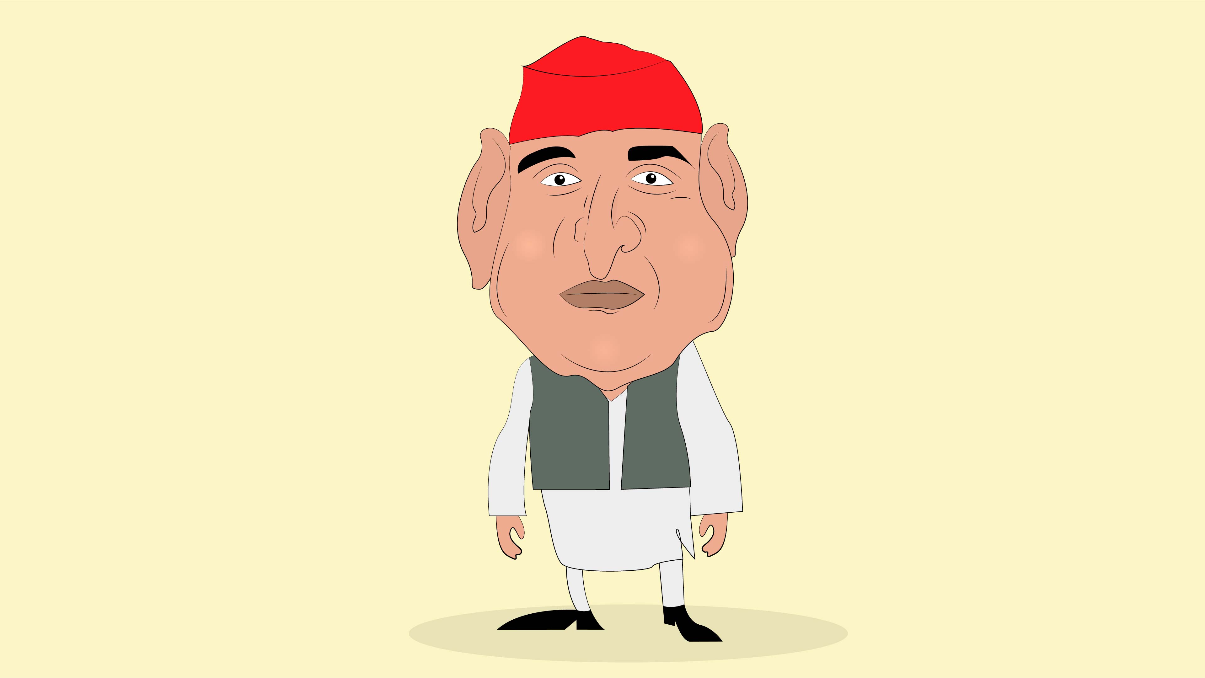 Akhilesh Yadav Caricature