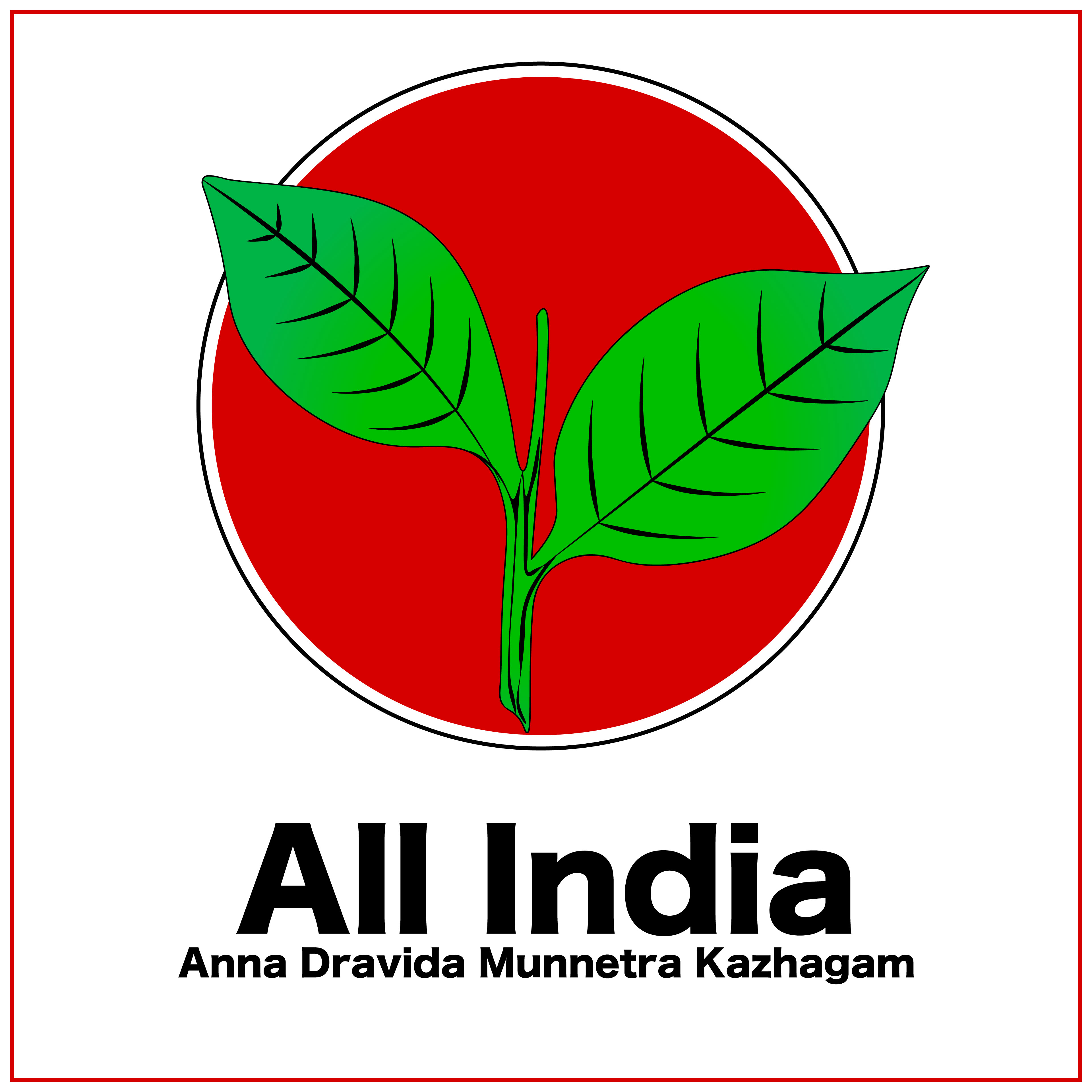 All India Anna Dravida Munnetra Kazhagam Logo, symbol of political Party.