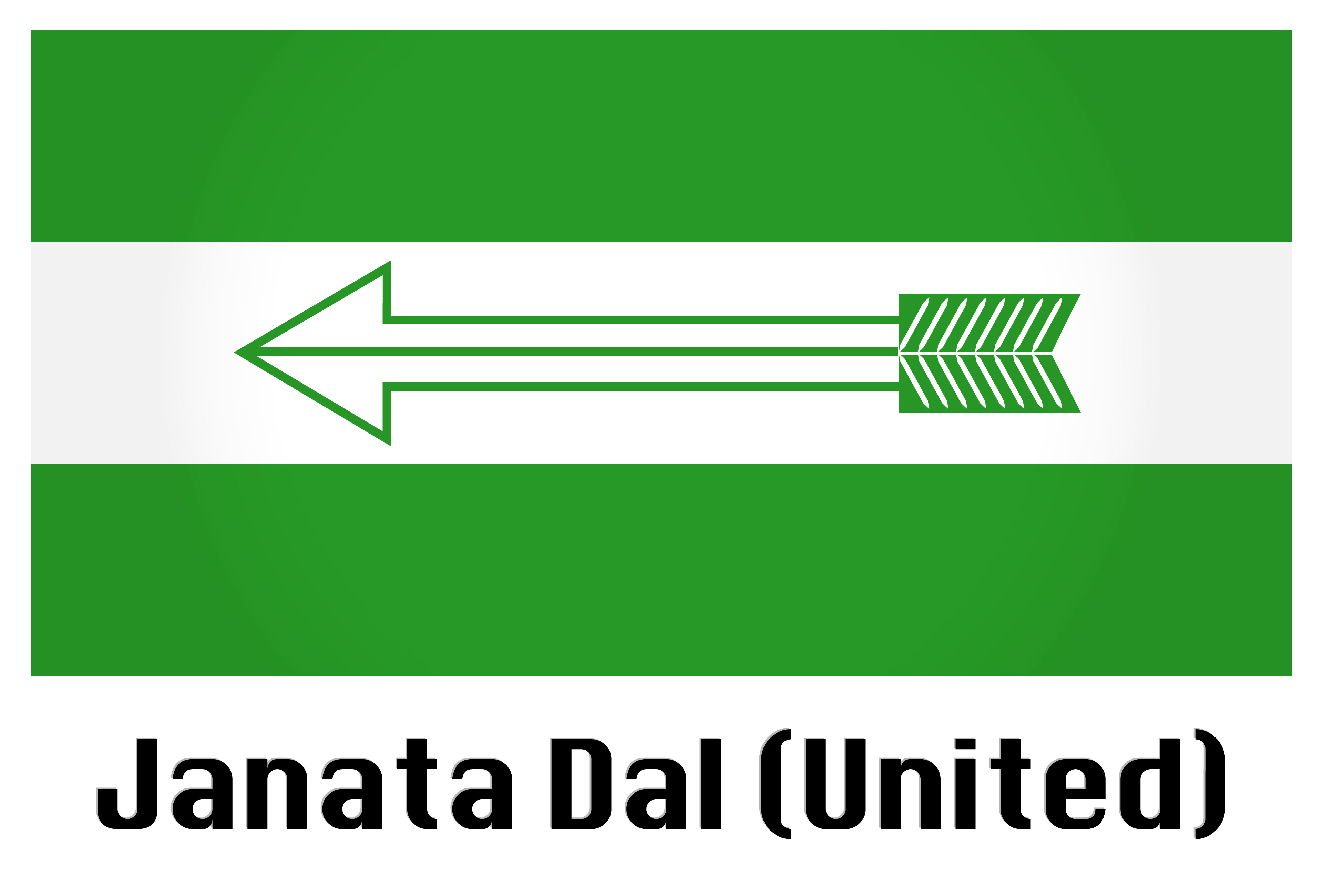 Janata Dal (United) logo vector, arrow symbol.