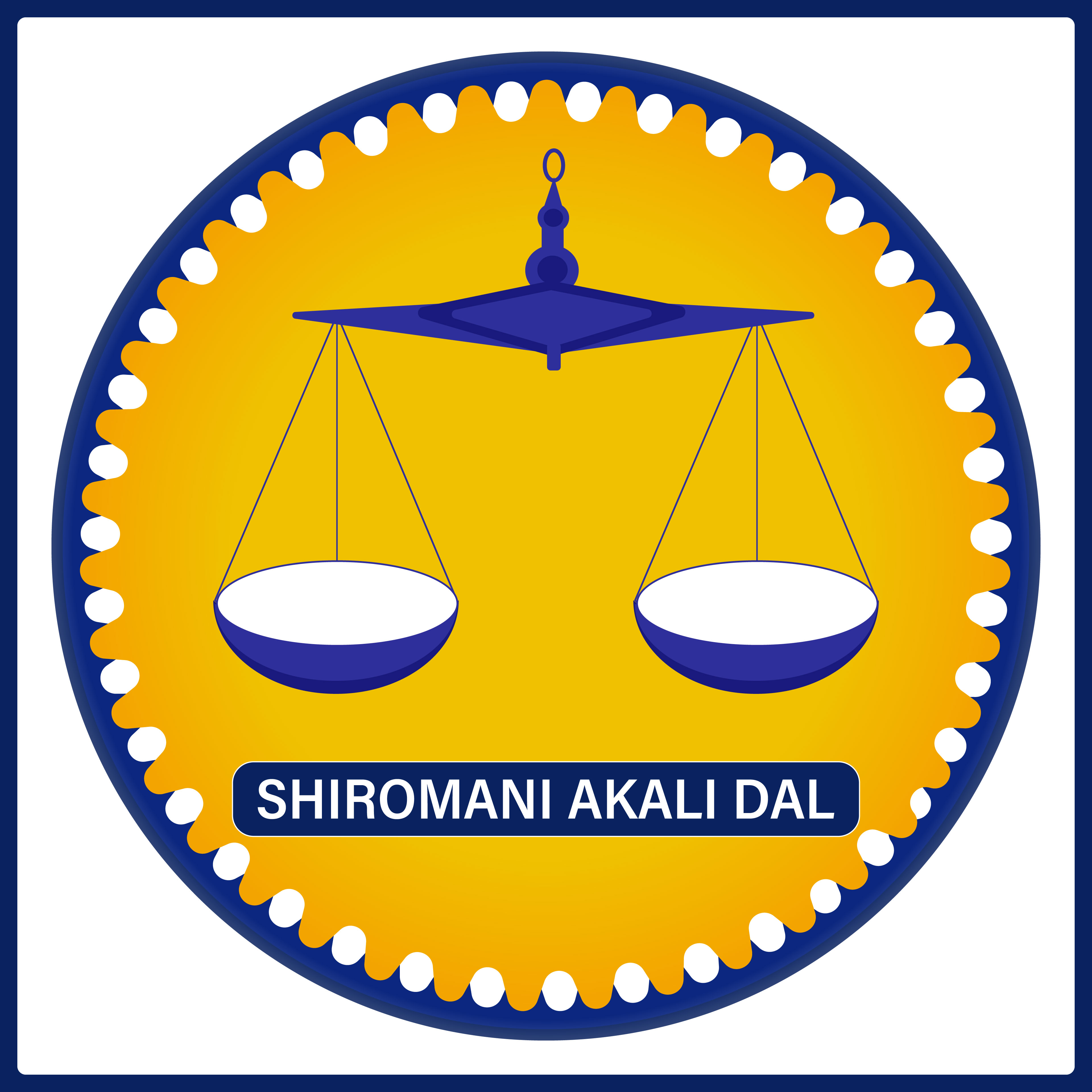 Shiromani Akali Dal Logo Vector, indian Political Party